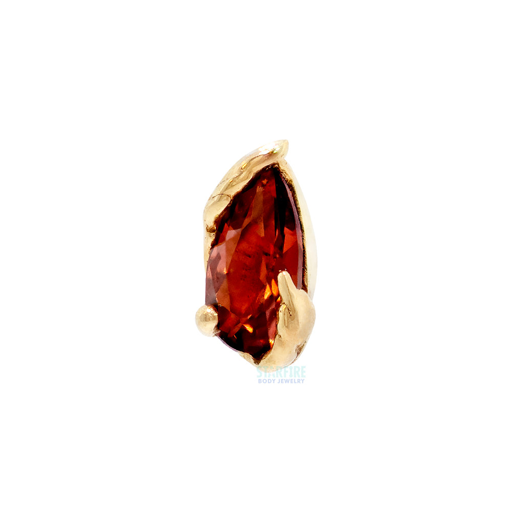 threadless: "Occasion" End in Gold with Garnet