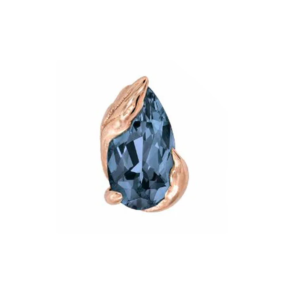 threadless: "Occasion" End in Gold with London Blue Topaz