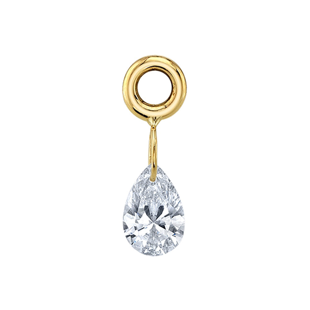 "Ramza" Charm in Gold & Platinum with DIAMOND