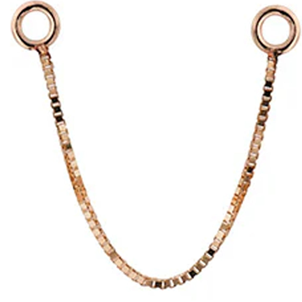 Single Box Chain Attachment in Gold