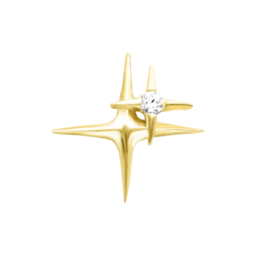 threadless: "11:11" End in Gold with CZ