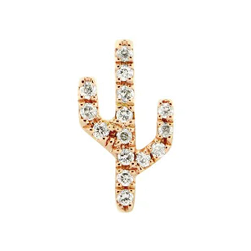 threadless: "Sonoran" Cactus End in Gold with Genuine Gemstones