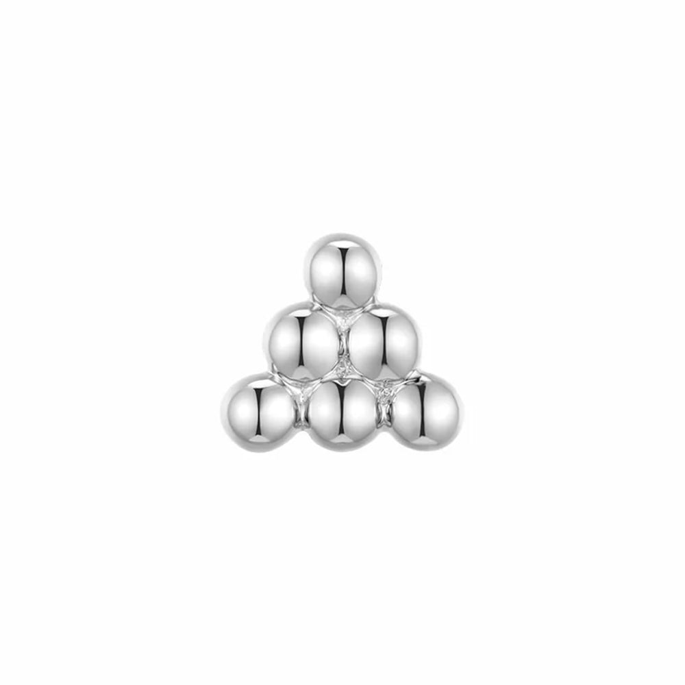 threadless: 6 Bead Cluster End in Gold