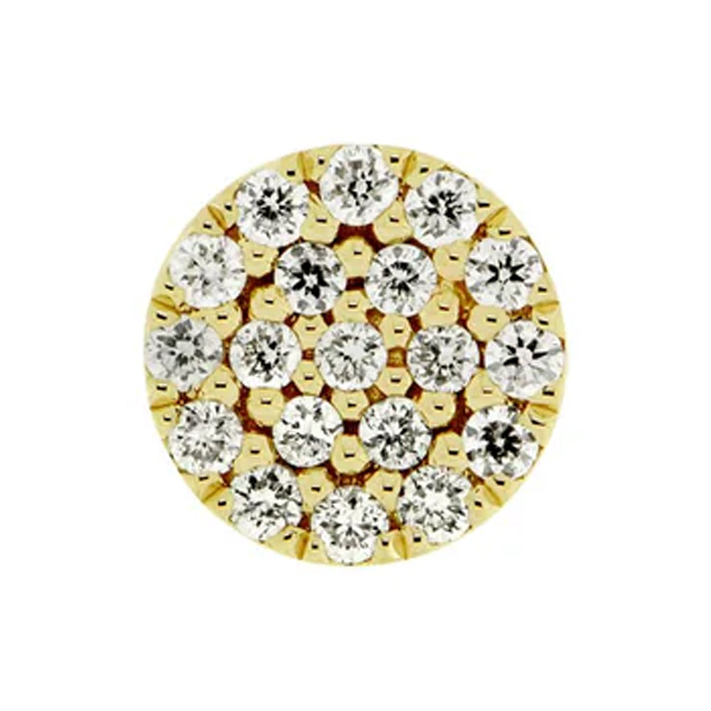 threadless: "Blair" End in Gold with Diamonds