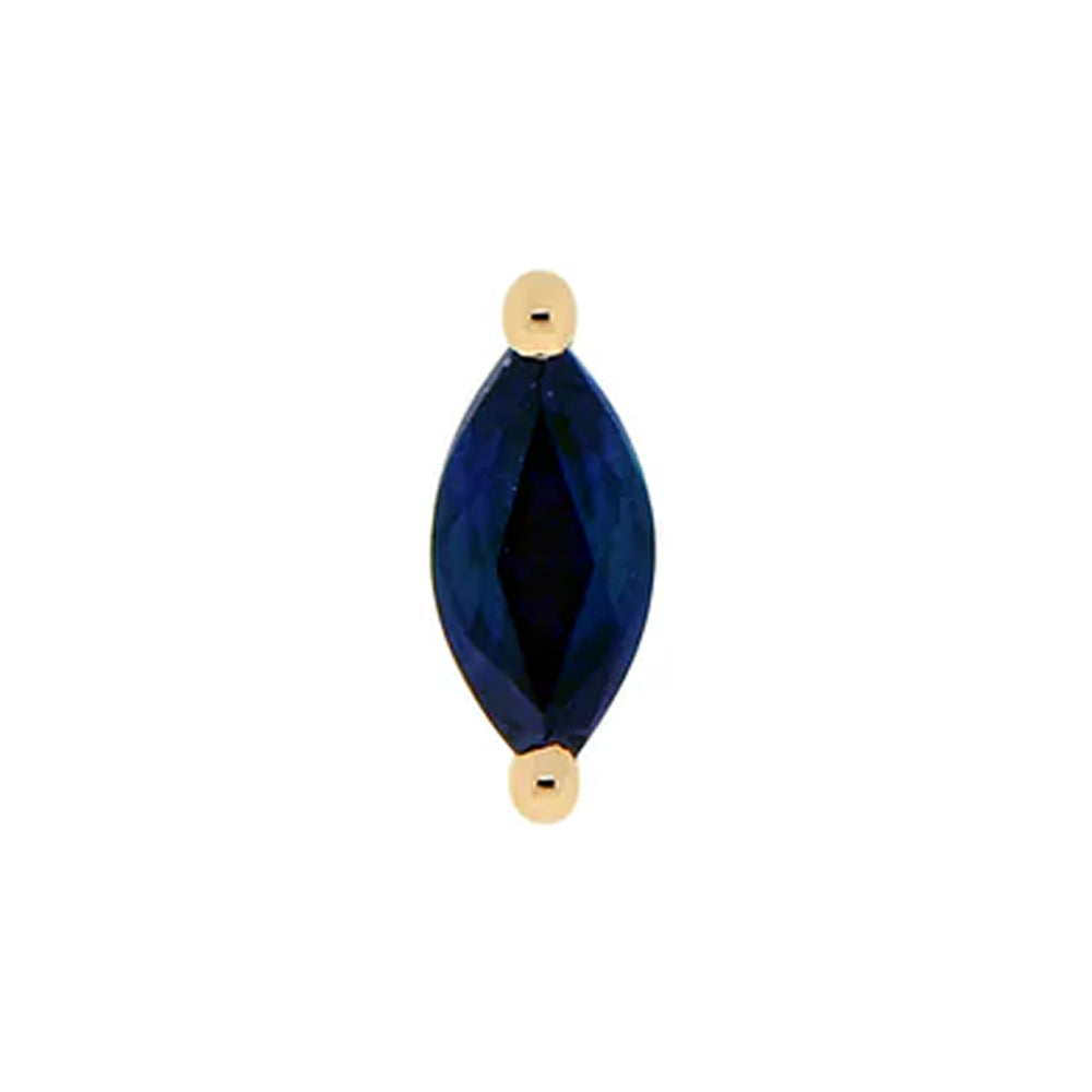 threadless: "Ella" End in Gold with Genuine Gemstones