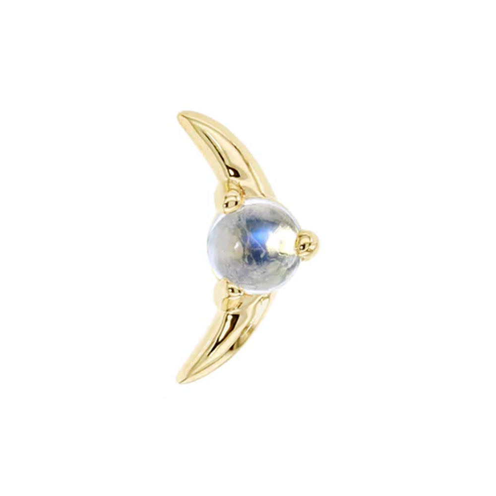 threadless: "Dylan" End in Gold with Genuine Gemstones