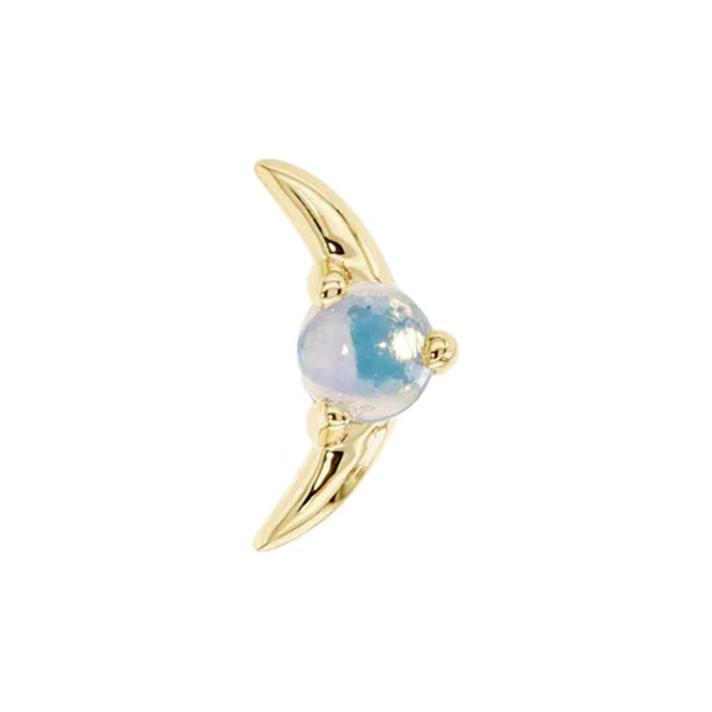 threadless: "Dylan" End in Gold with Genuine Gemstones