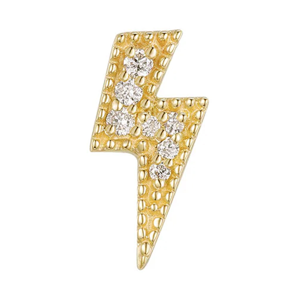 threadless: "Ricky" End in Gold with Diamonds