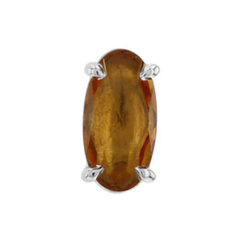 threadless: "Hudson" End in Gold with Genuine Gemstones