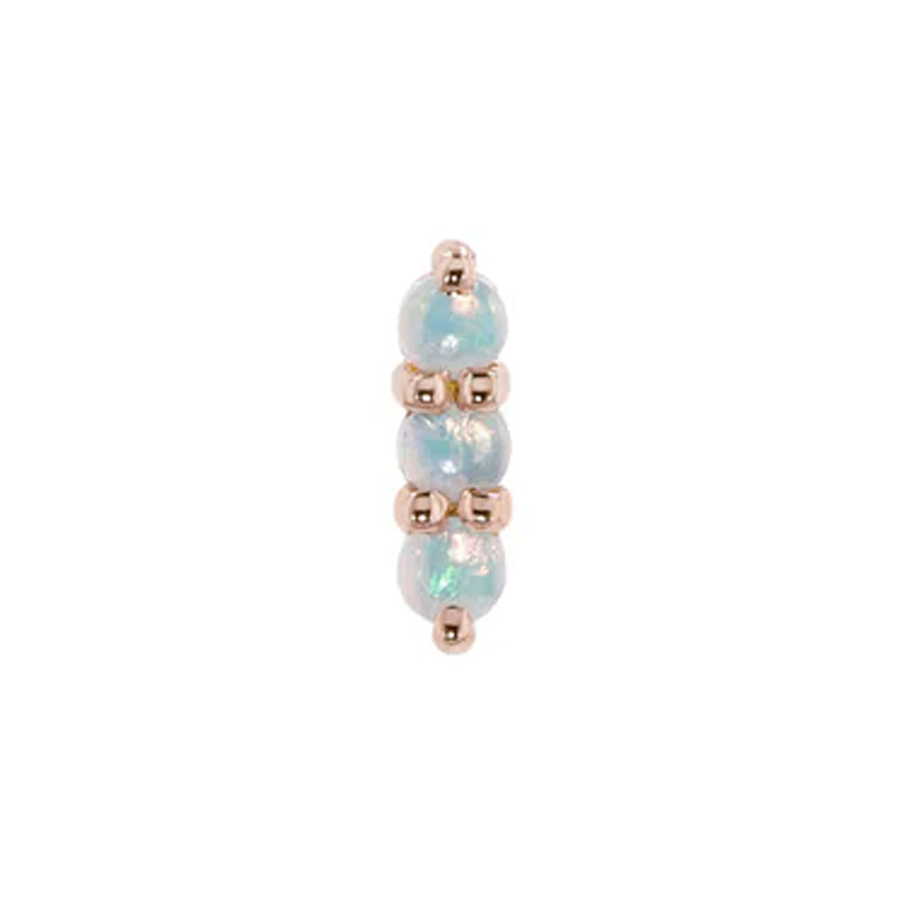 threadless: "Gigi" End in Gold with Genuine Gemstones