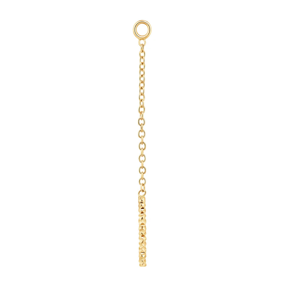 "Shimmer Dangle" Chain Charm in Gold