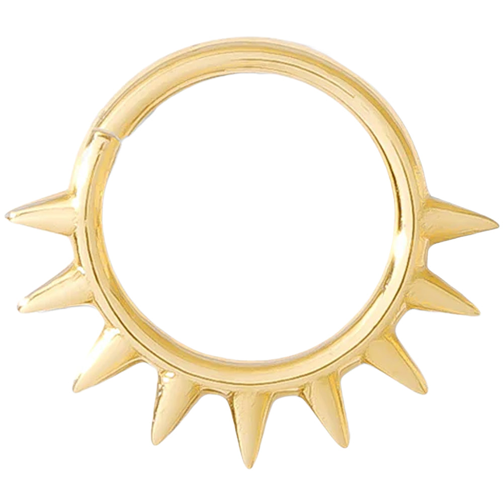 "Crass" Continuous Ring in Gold