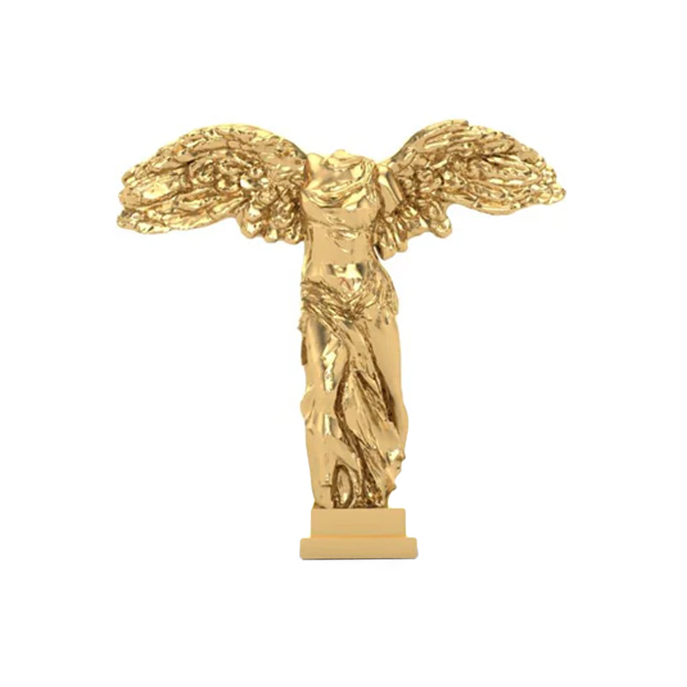 "Winged Victory" Threaded End in Gold