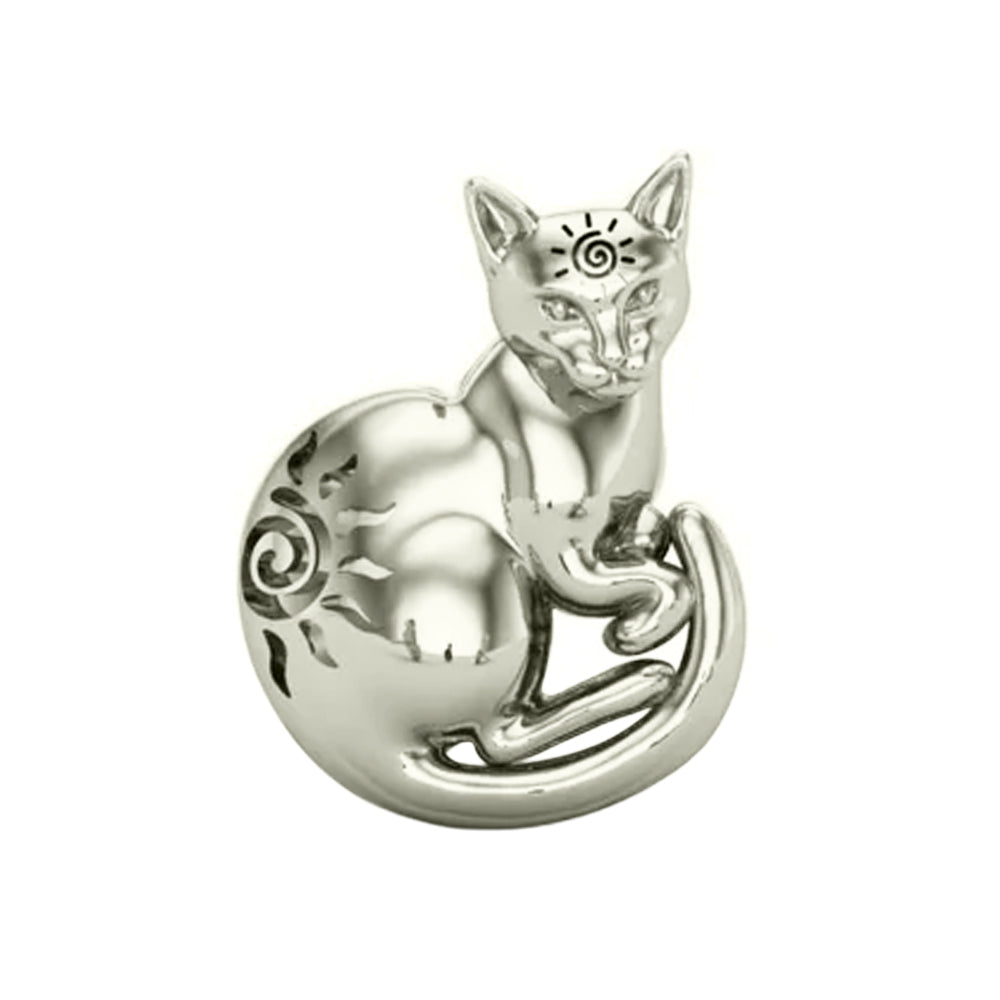 Solar Cat Threaded End in Gold