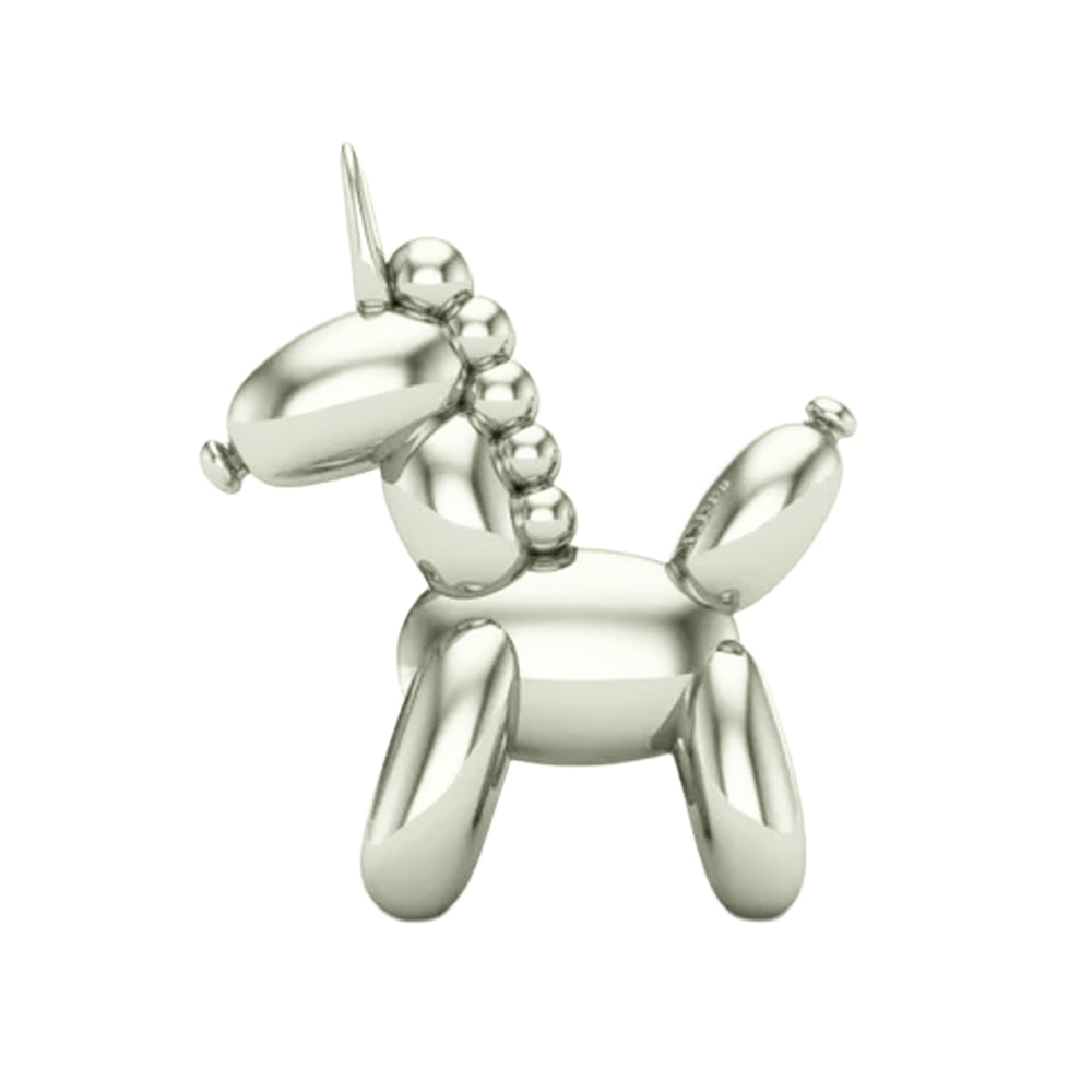 Balloon Unicorn Threaded End in Gold