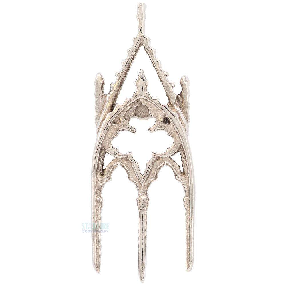 Chapel Tower Threaded End in Gold