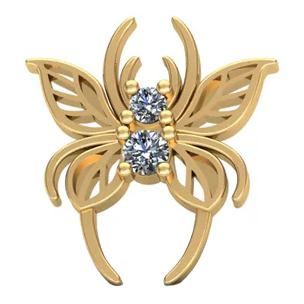 threadless: Spiderfly End in Gold with Gemstones