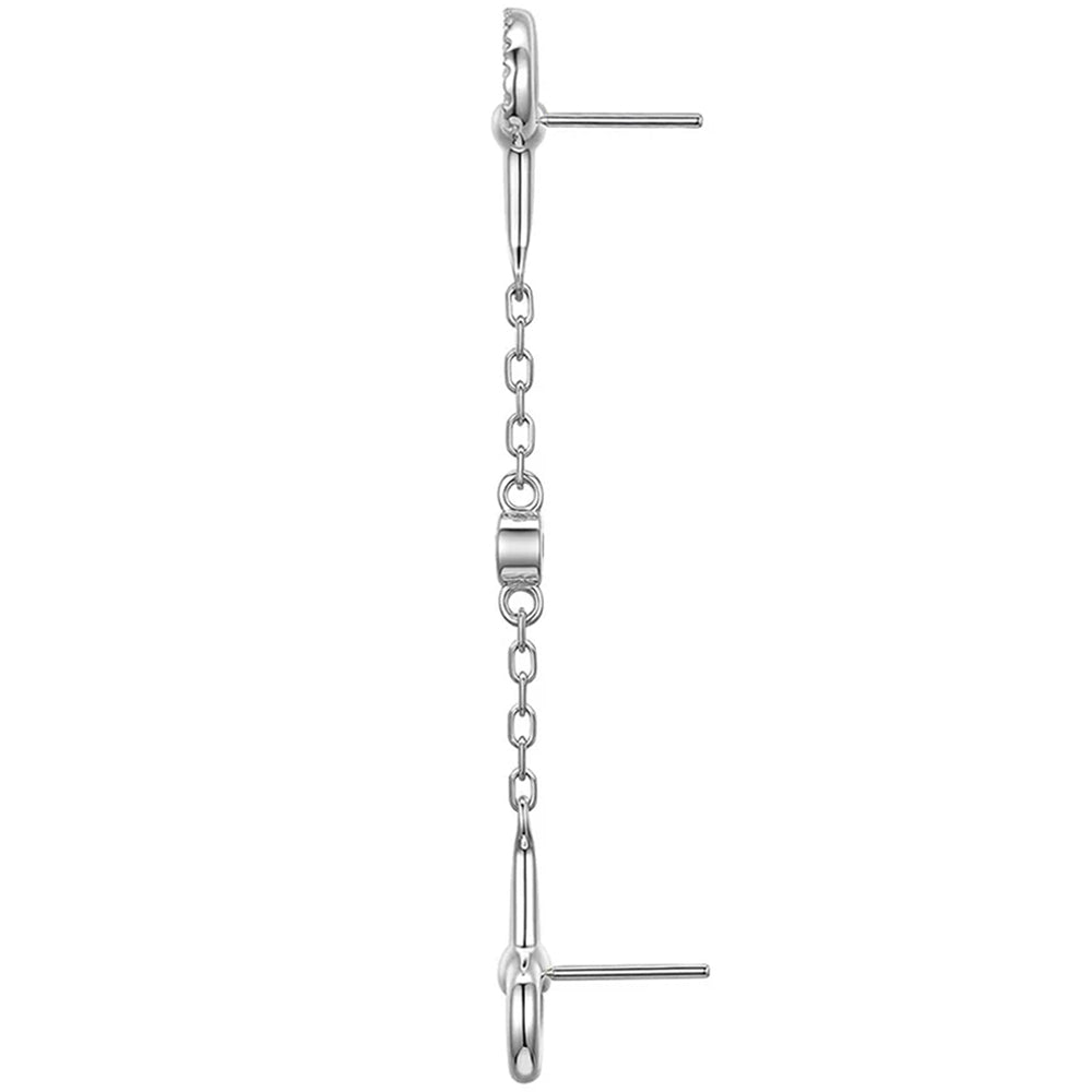 threadless: "Bristol" Horsebit Dual Pin End in Gold with Diamonds