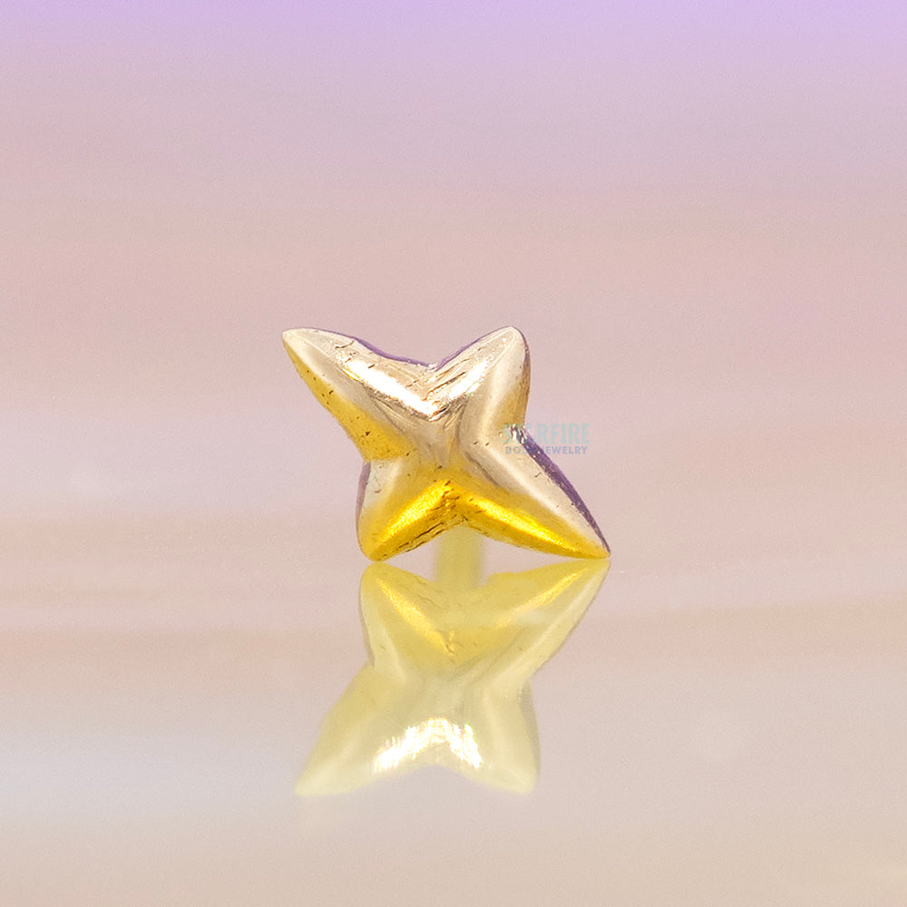 threadless: "Wink" Pin in Gold