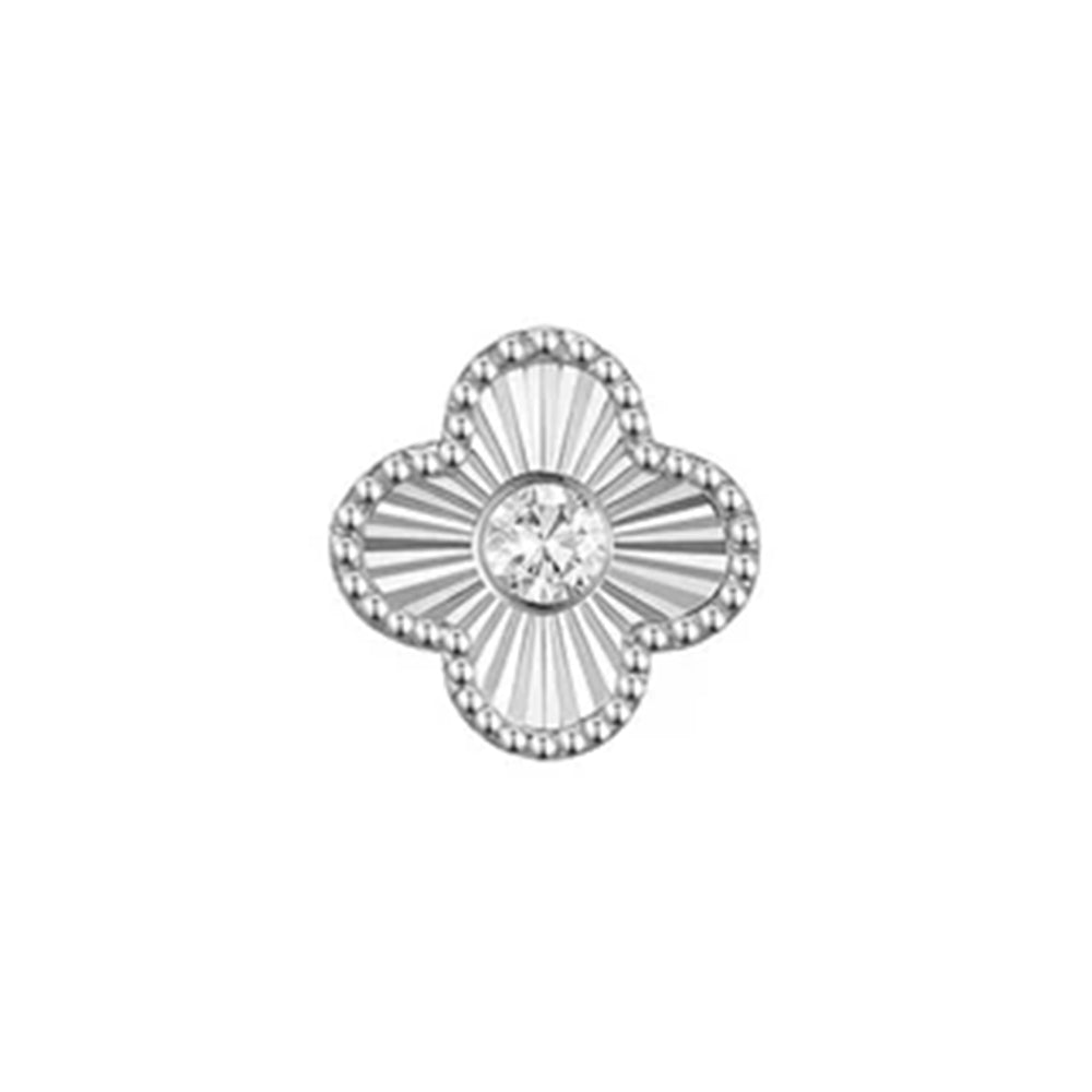 threadless: Clover Ray End in Gold with Diamond