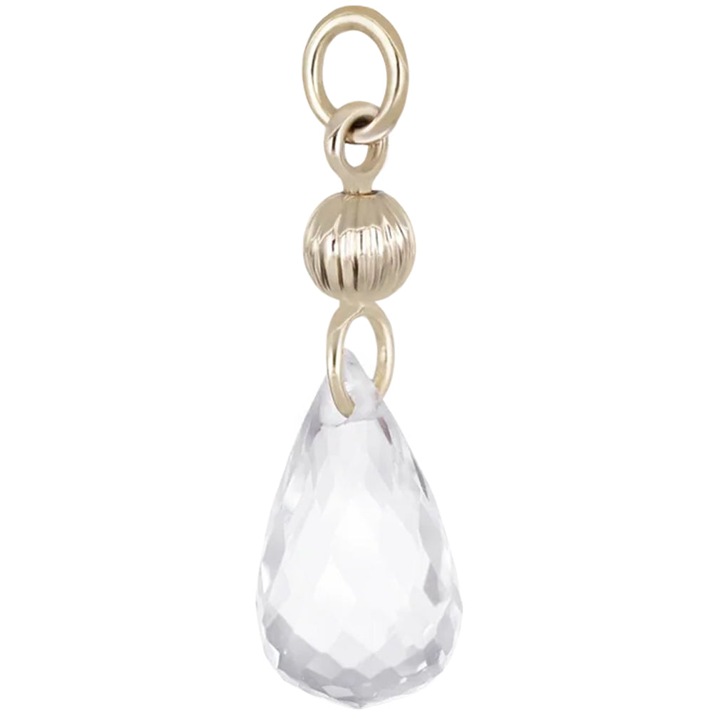 Brio Bead Charm in Gold with Gemstone