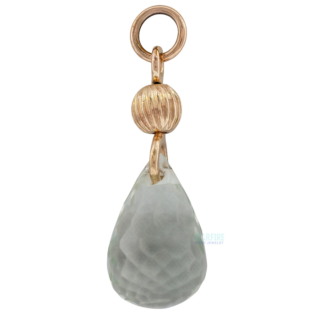 Brio Bead Charm in Gold with Gemstone