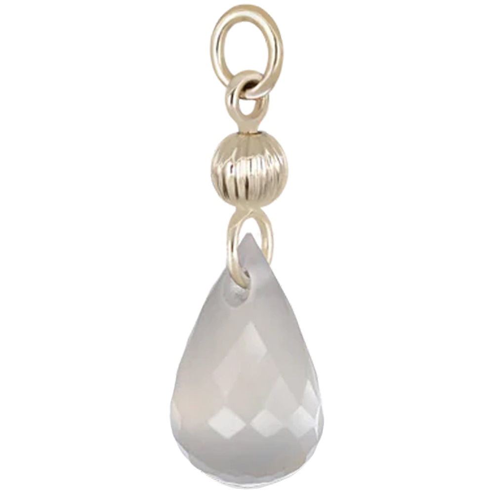 Brio Bead Charm in Gold with Gemstone
