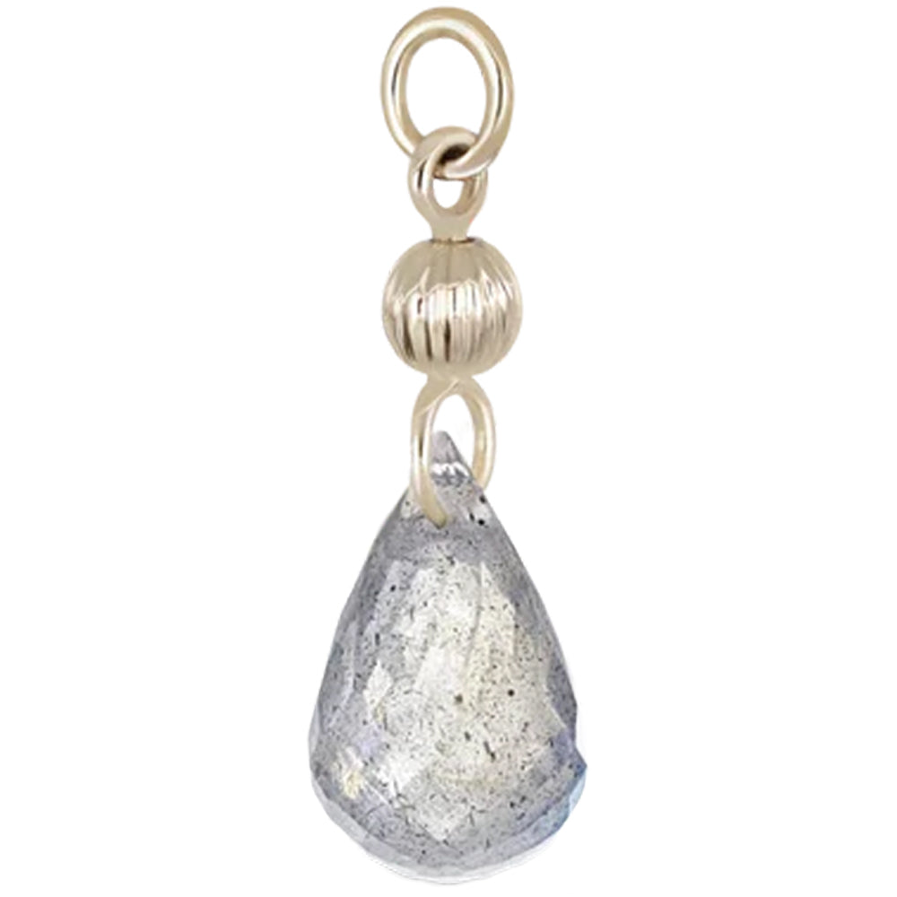Brio Bead Charm in Gold with Gemstone