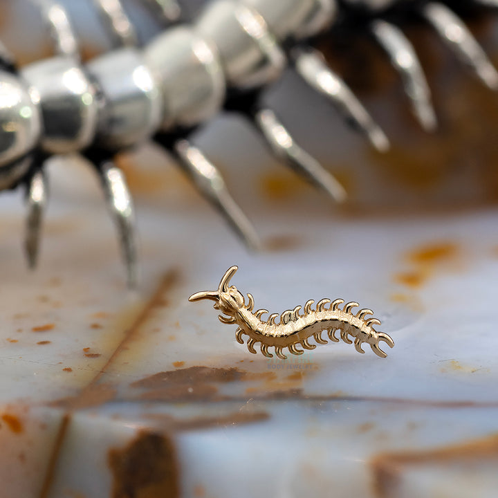 threadless: Centipede End in Gold