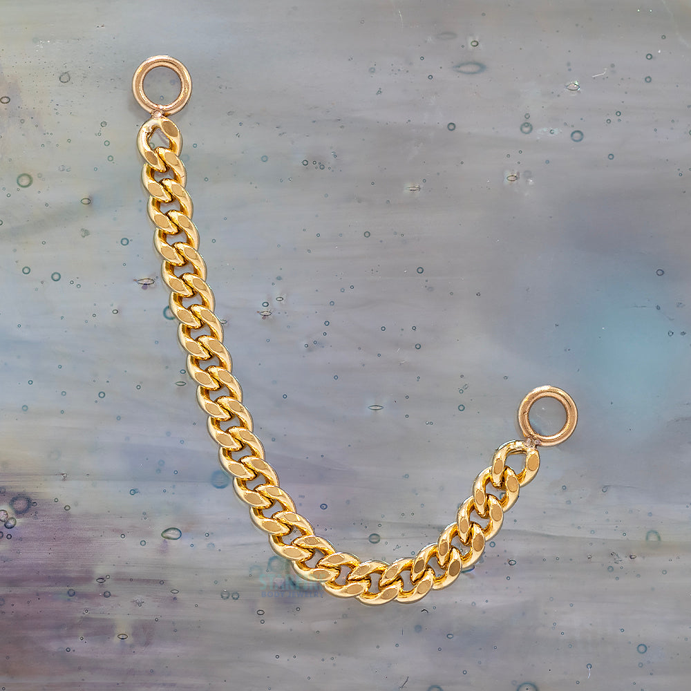 Link Chain Attachment in Gold