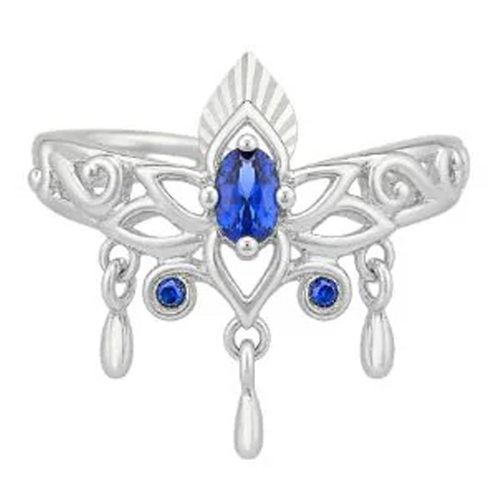 "Tresor" EAR CUFF (non piercing) in Gold with Blue Sapphires