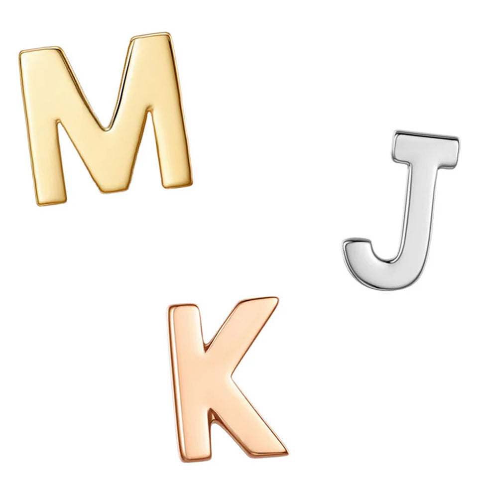 threadless: Uppercase Initial End in Gold