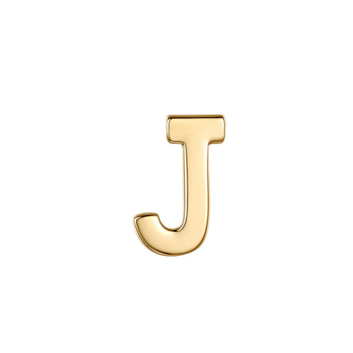 threadless: Uppercase Initial End in Gold