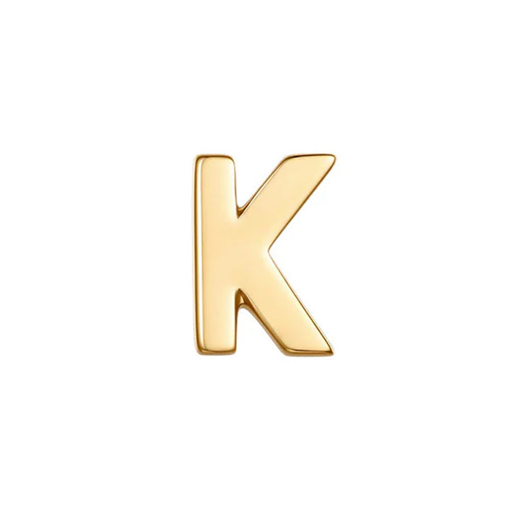 threadless: Uppercase Initial End in Gold