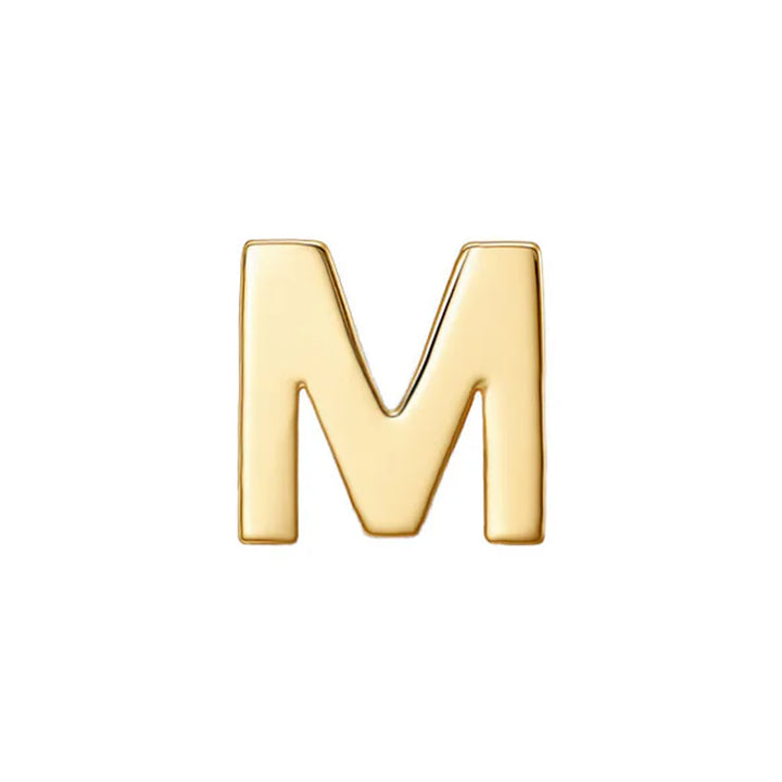 threadless: Uppercase Initial End in Gold
