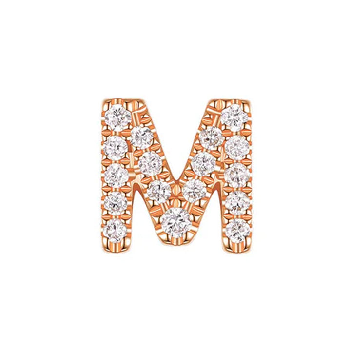 threadless: Uppercase Initial End in Gold with Diamonds