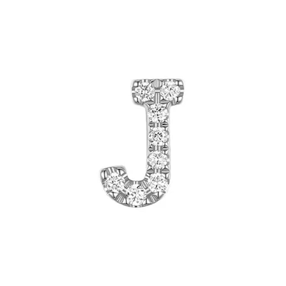 threadless: Uppercase Initial End in Gold with Diamonds