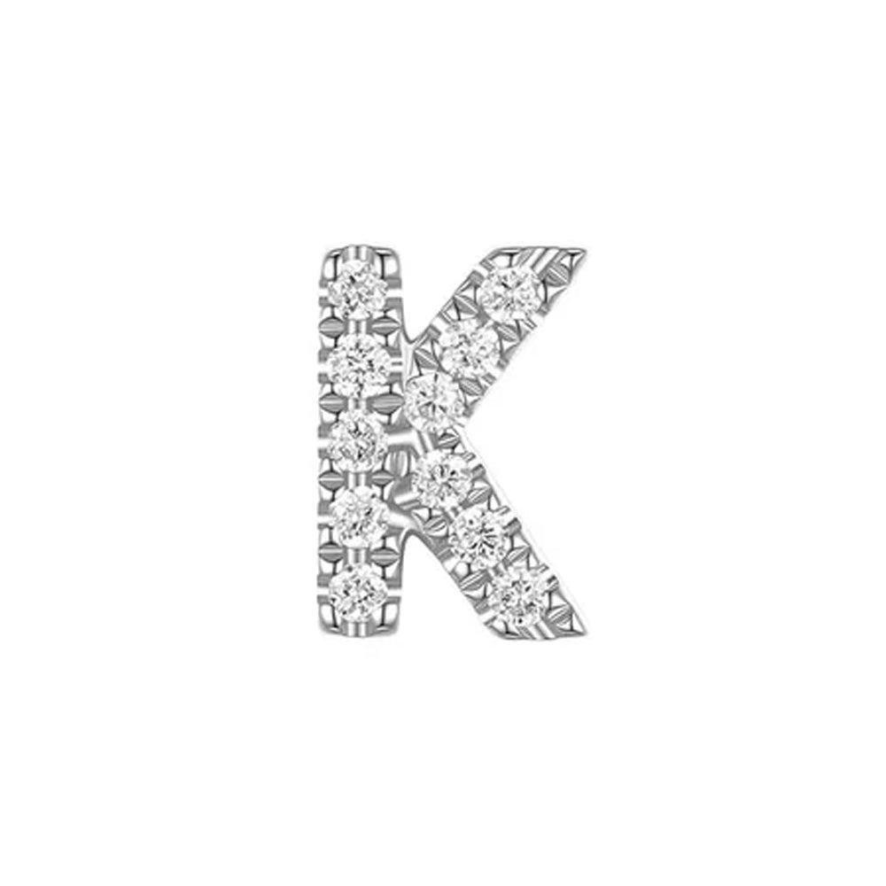 threadless: Uppercase Initial End in Gold with Diamonds