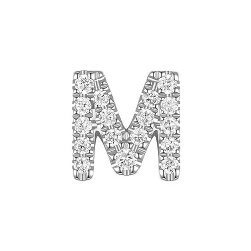 threadless: Uppercase Initial End in Gold with Diamonds