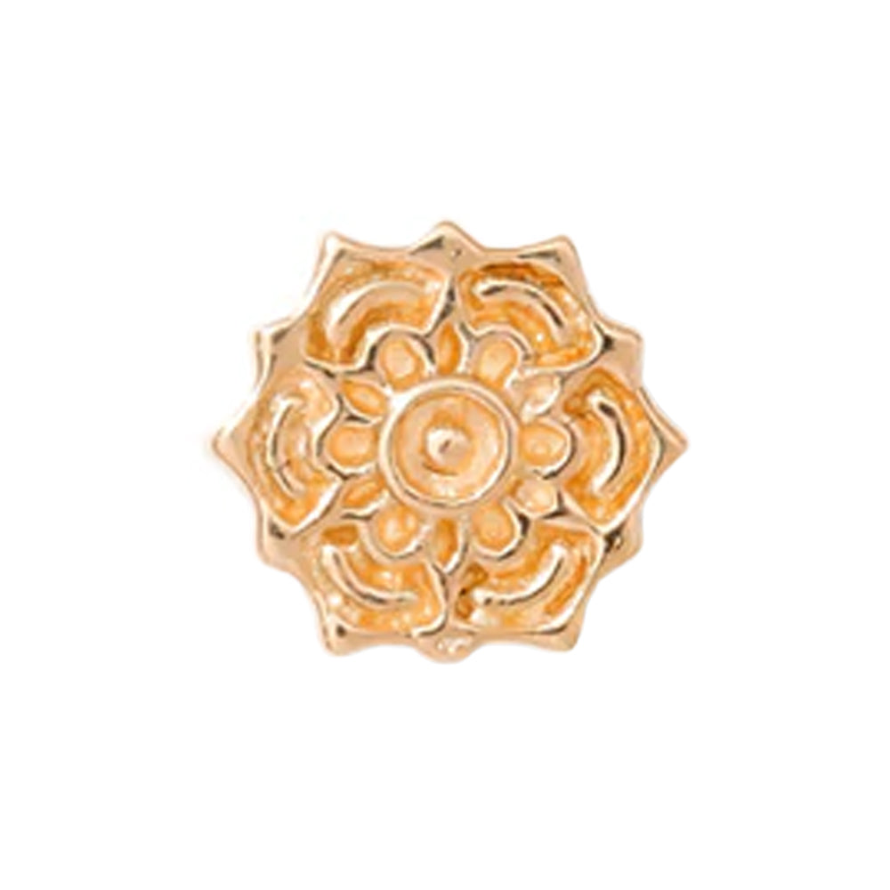 threadless: Lotus XS Pin in Gold