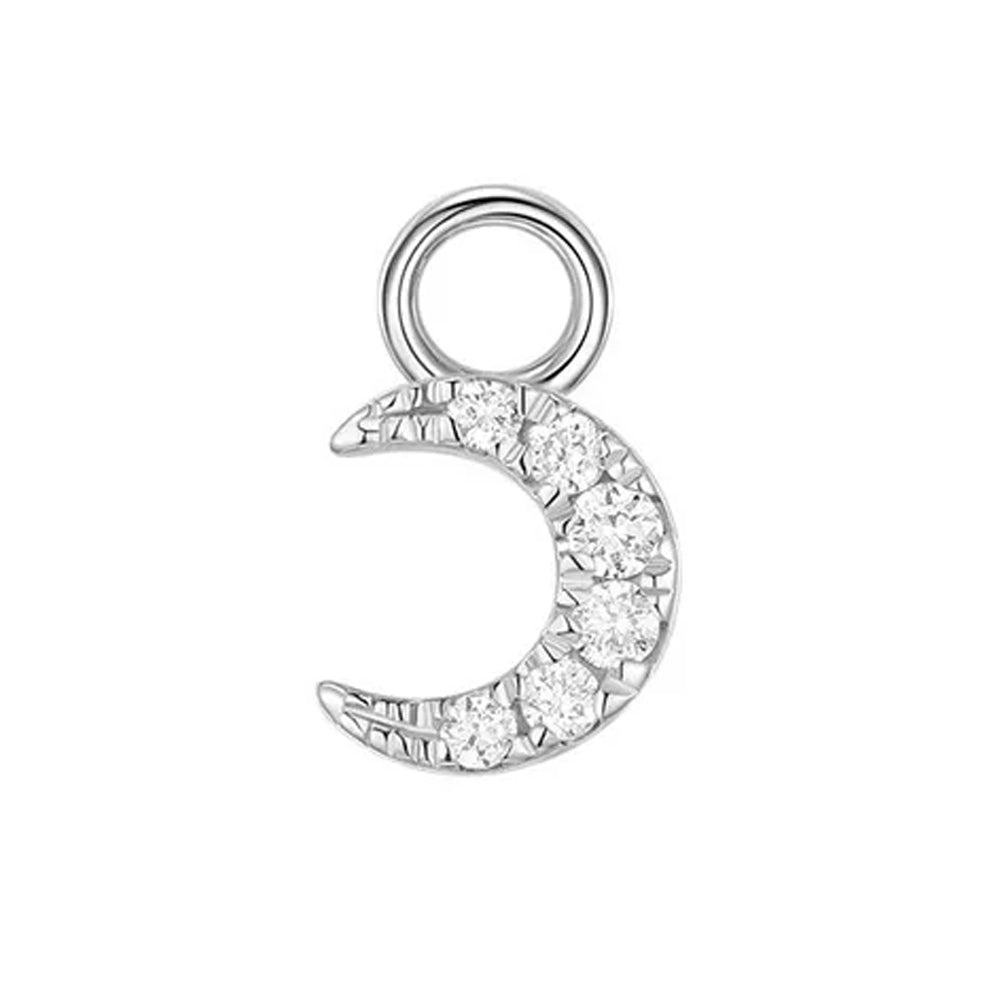"Ayla" Charm in Gold with Diamonds