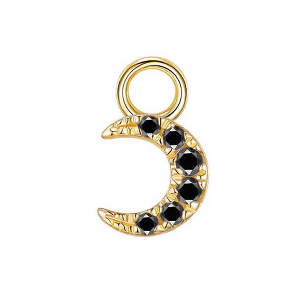 "Ayla" Charm in Gold with Diamonds