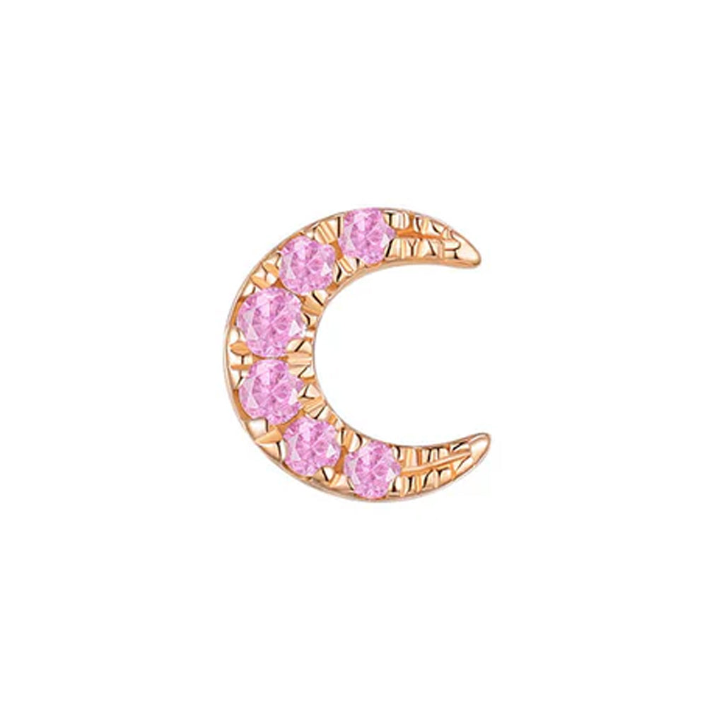 threadless: "Ayla" End in Gold with Colored Genuine Gemstones