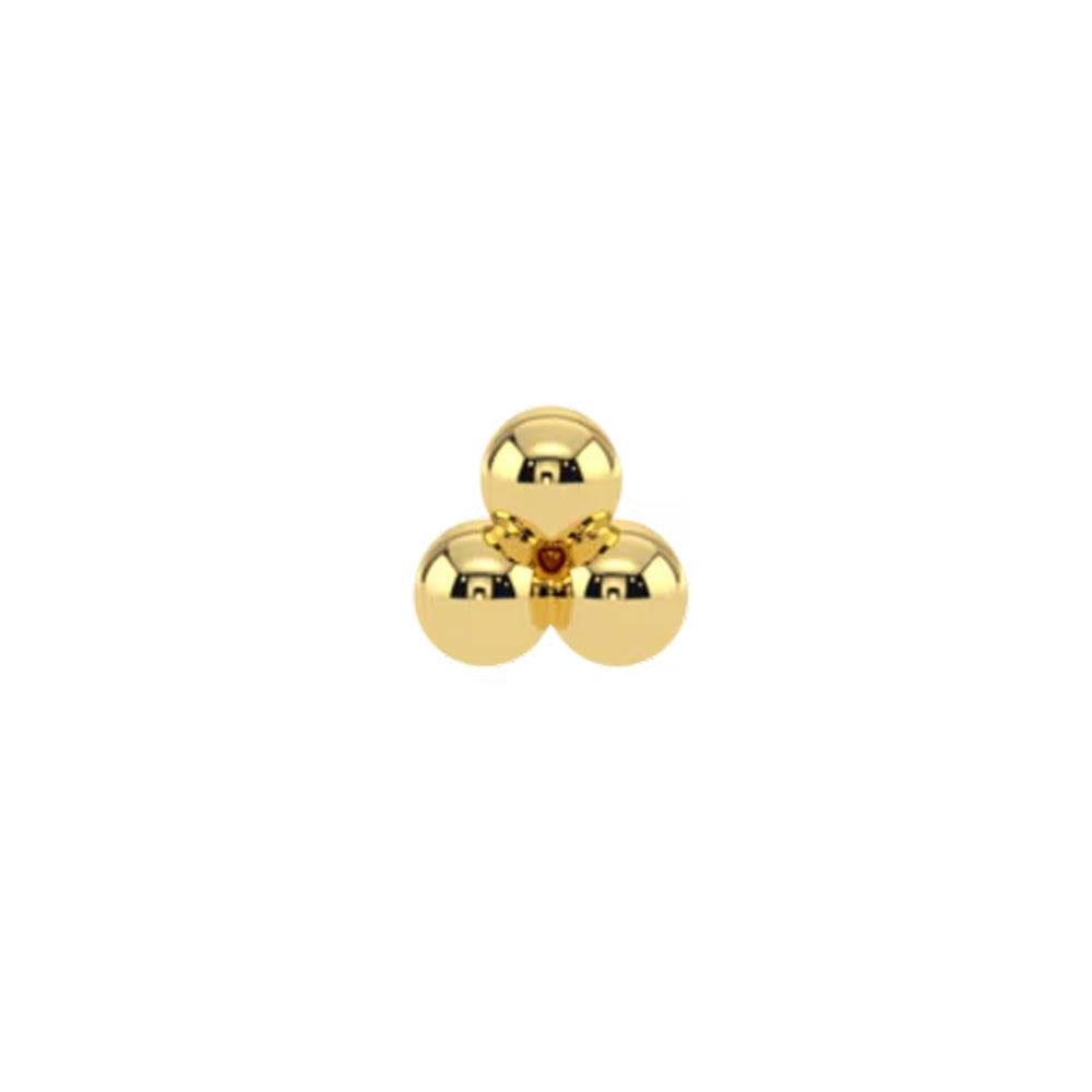 "Tria" 'Embellish' Threaded End in Gold