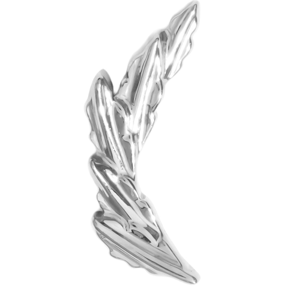 threadless: Titanium "Laurel" Pin