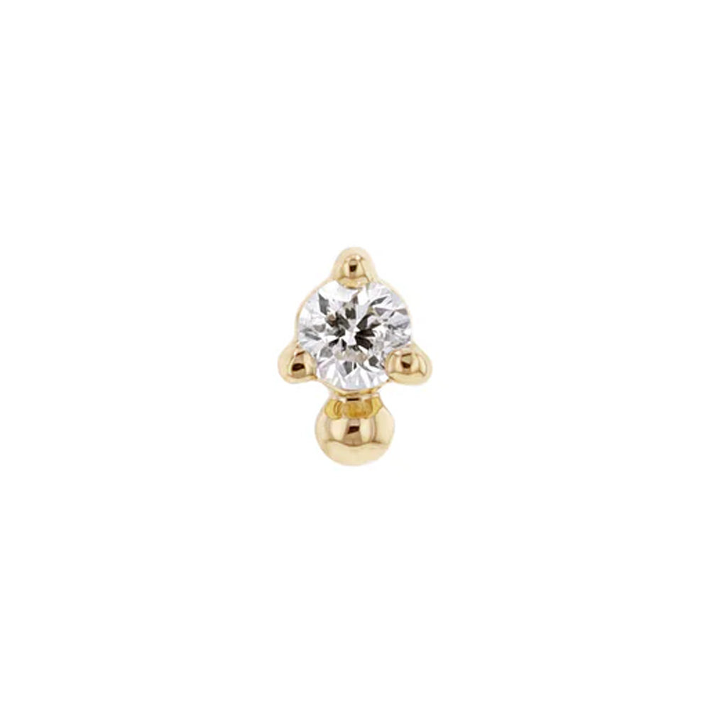 threadless: "Pippa Dot Mini" End in Gold with Diamond
