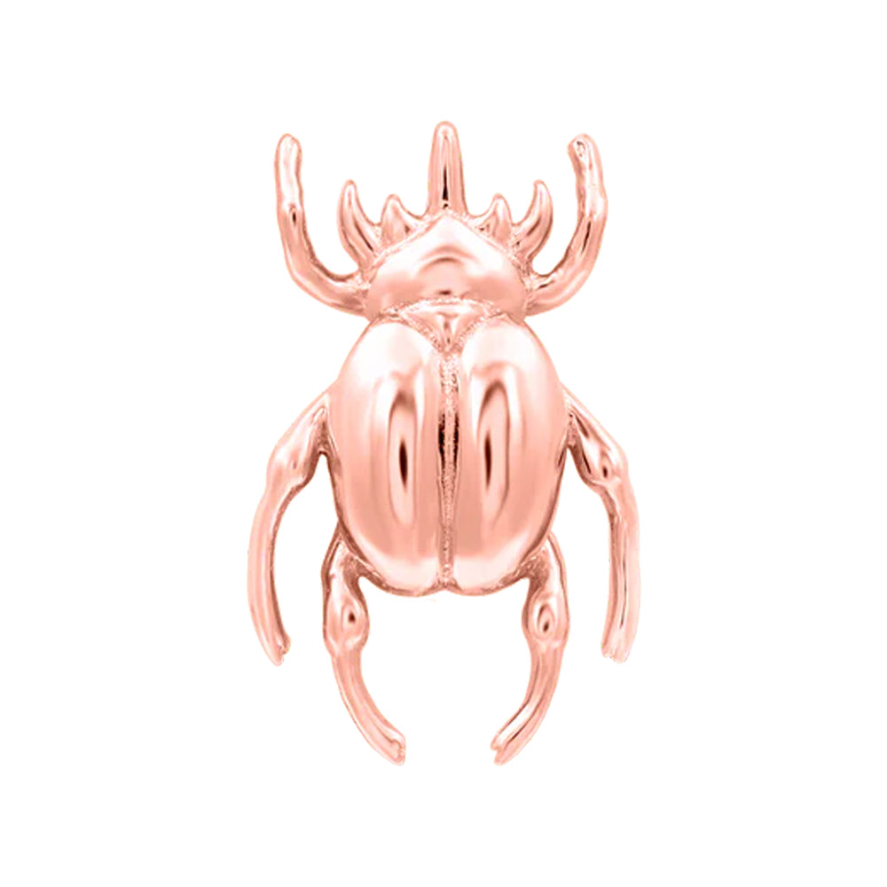 threadless: Rhino Beetle End in Gold