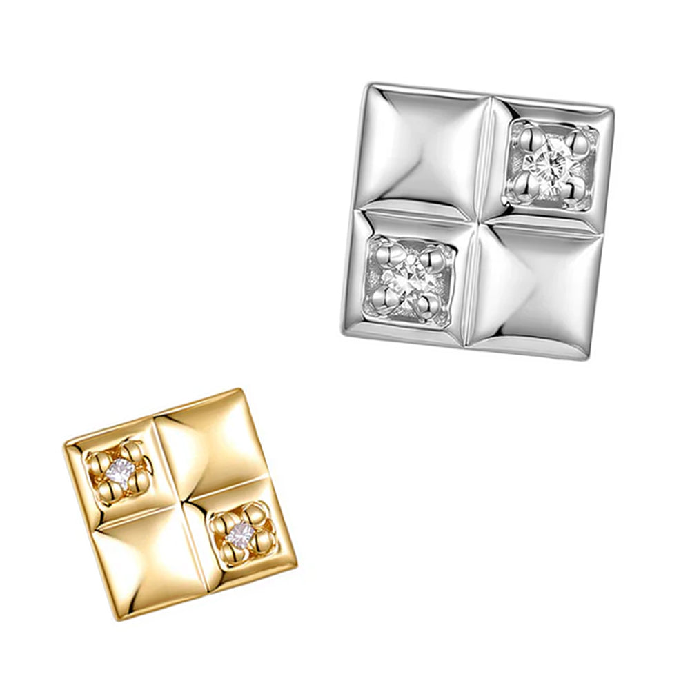 threadless: "Milo" End in Gold with Diamonds