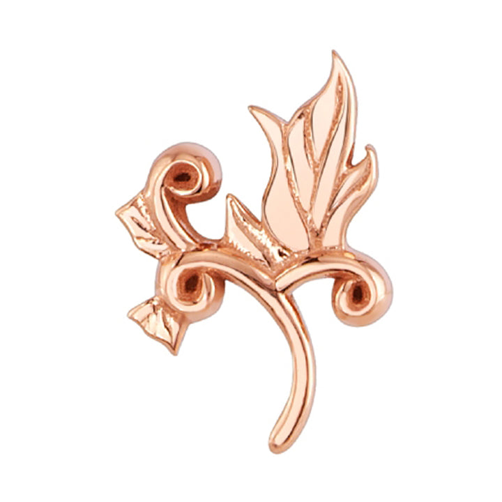 "Madrone" Threaded End in Gold & Platinum