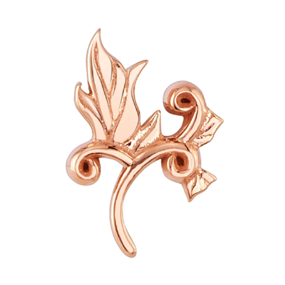 "Madrone" Threaded End in Gold & Platinum